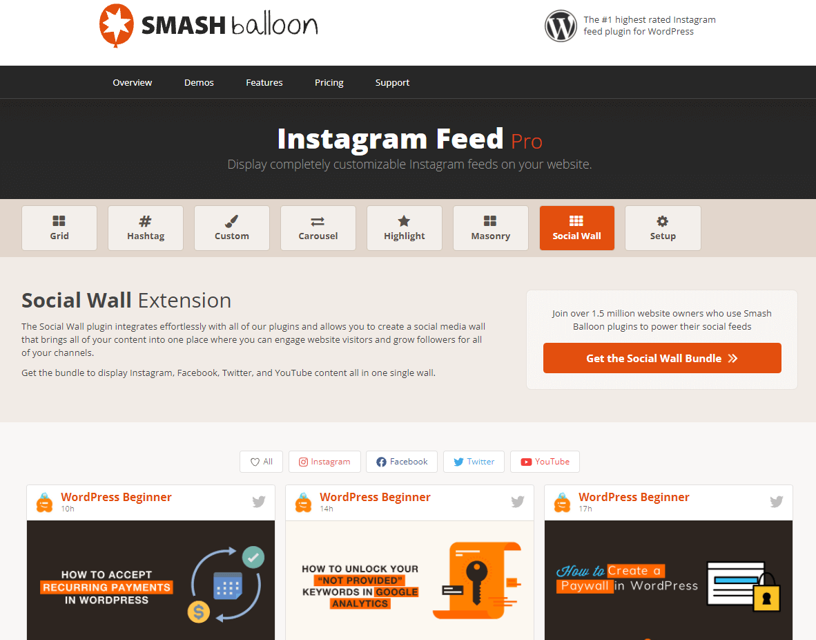 Smash ballon best free instagram plugins for wordpress
